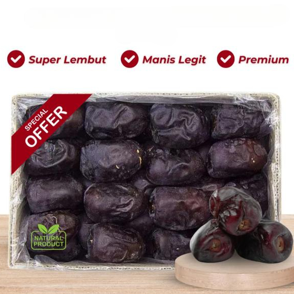 

Kurma Anggur Kurma BAM 600 Gram NEW AND FRESH 2026