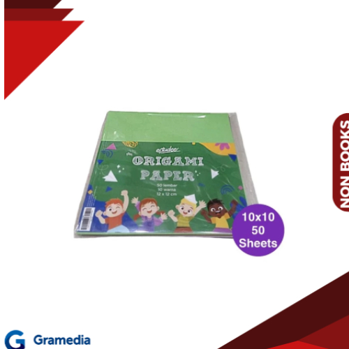 

Gramedia Medan -ESTUDEE ORIGAMI PAPER 50 SHEETS 10X10