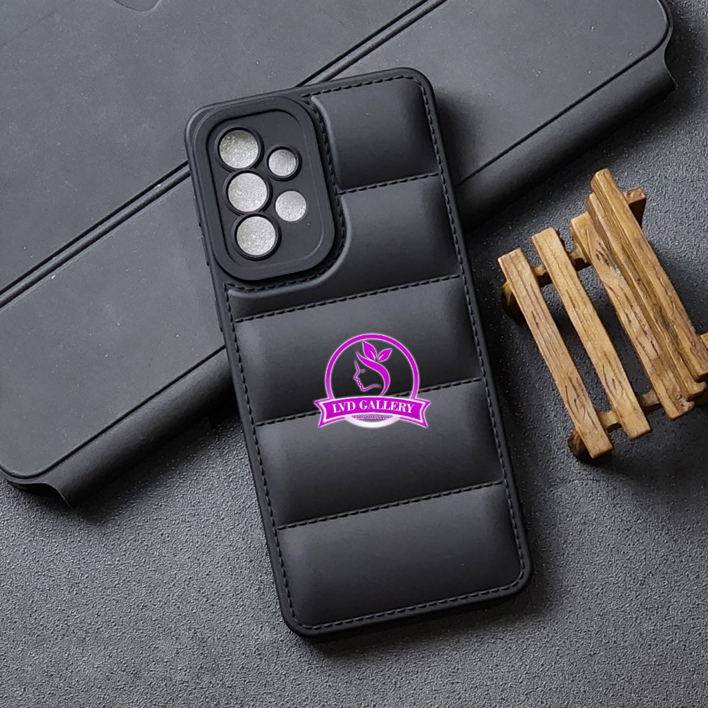 Samsung A73 5G SoftCase Pillow Macaron Black Case Bantal Samsung A73 5G