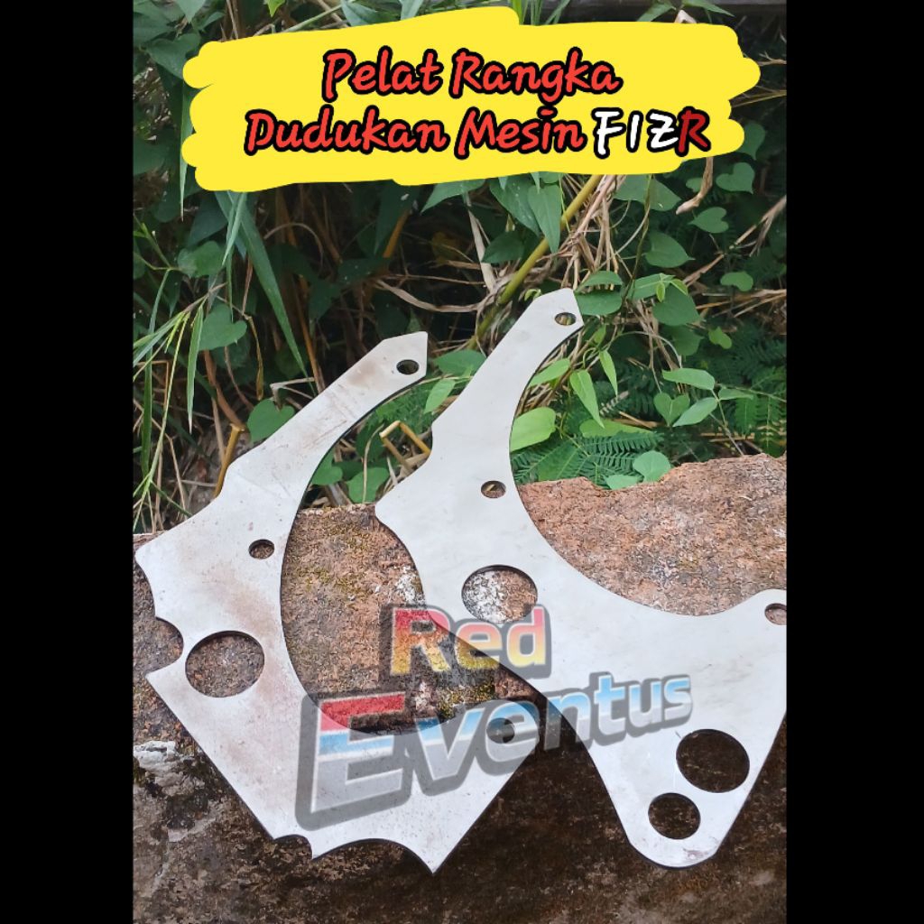 Pelat Plat Penguat Rangka Tambahan Mesin FIZR F1ZR GTX Road Race Tebal 3mm