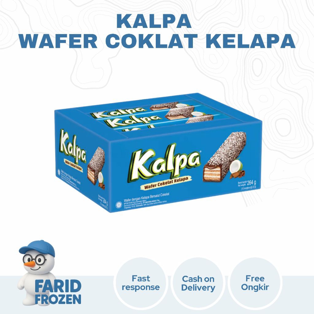 

KALPA WAFER COKLAT KELAPA 22GR X 12 ( 1 BOX ISI 12 PCS)