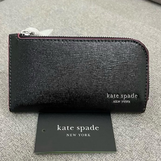 DOMPET KARTU CARD UANG KERTAS KS KI623 DEVIN GLITTER EDGE SMALL SLIM BIFOLD WALLET