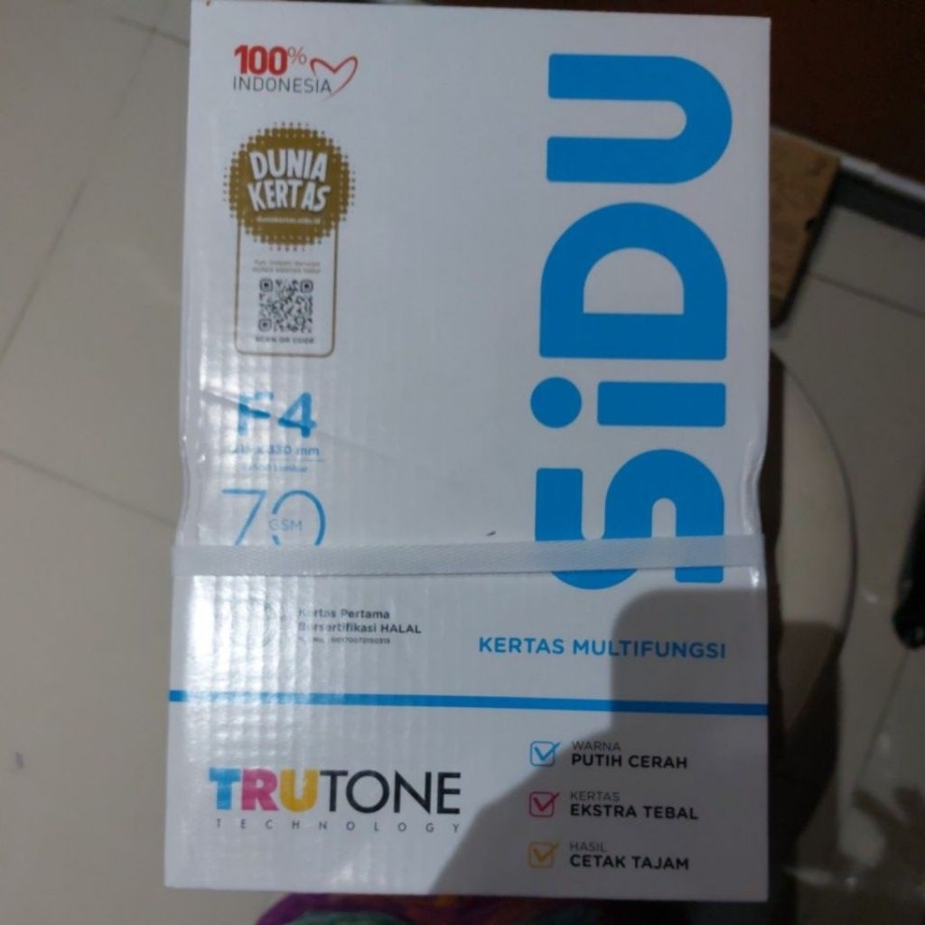 

HVS putih F4 70GSM 1Rim