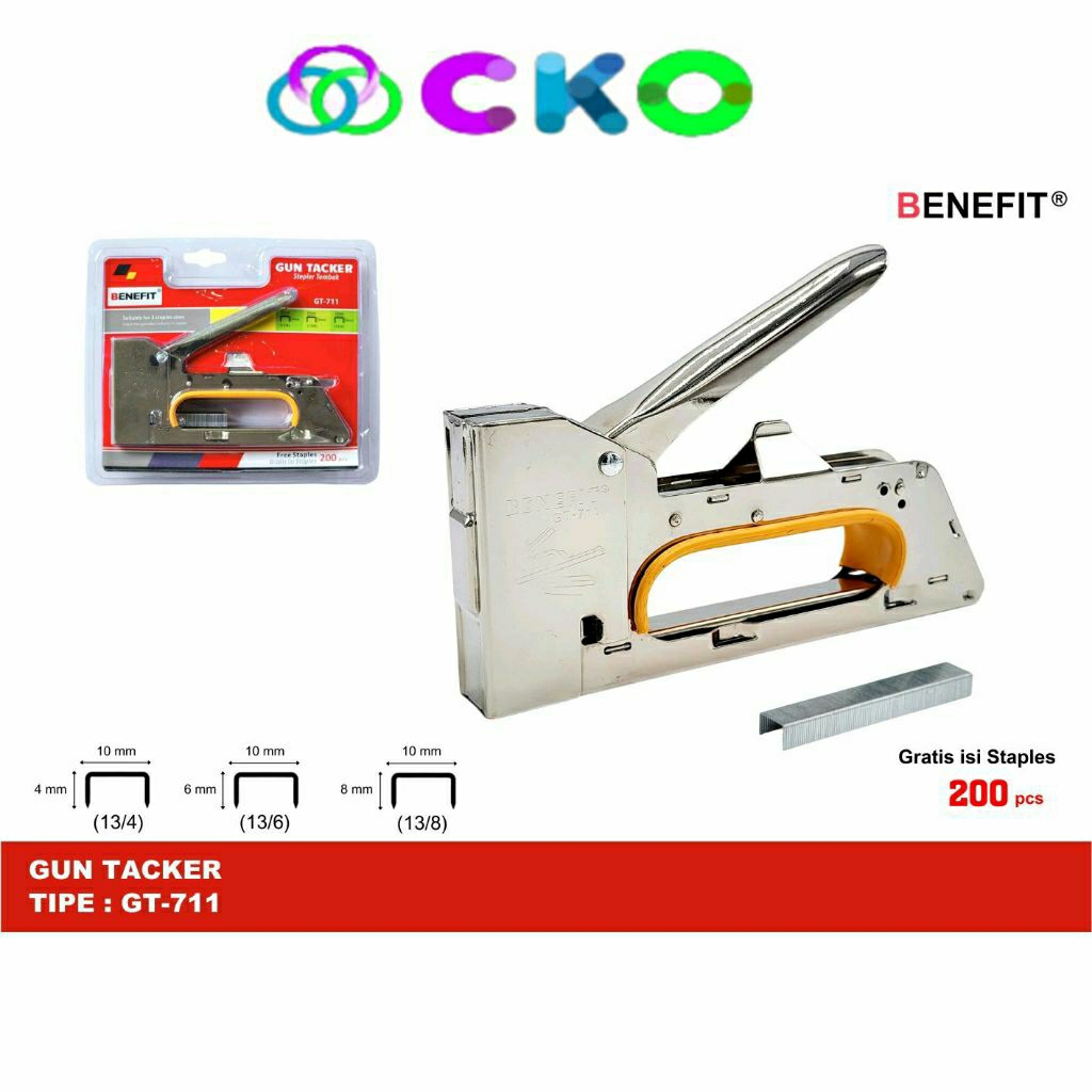 GUNTACKER BENEFIT GT-711 / STAPLES BESAR / STAPLES TEMBAK