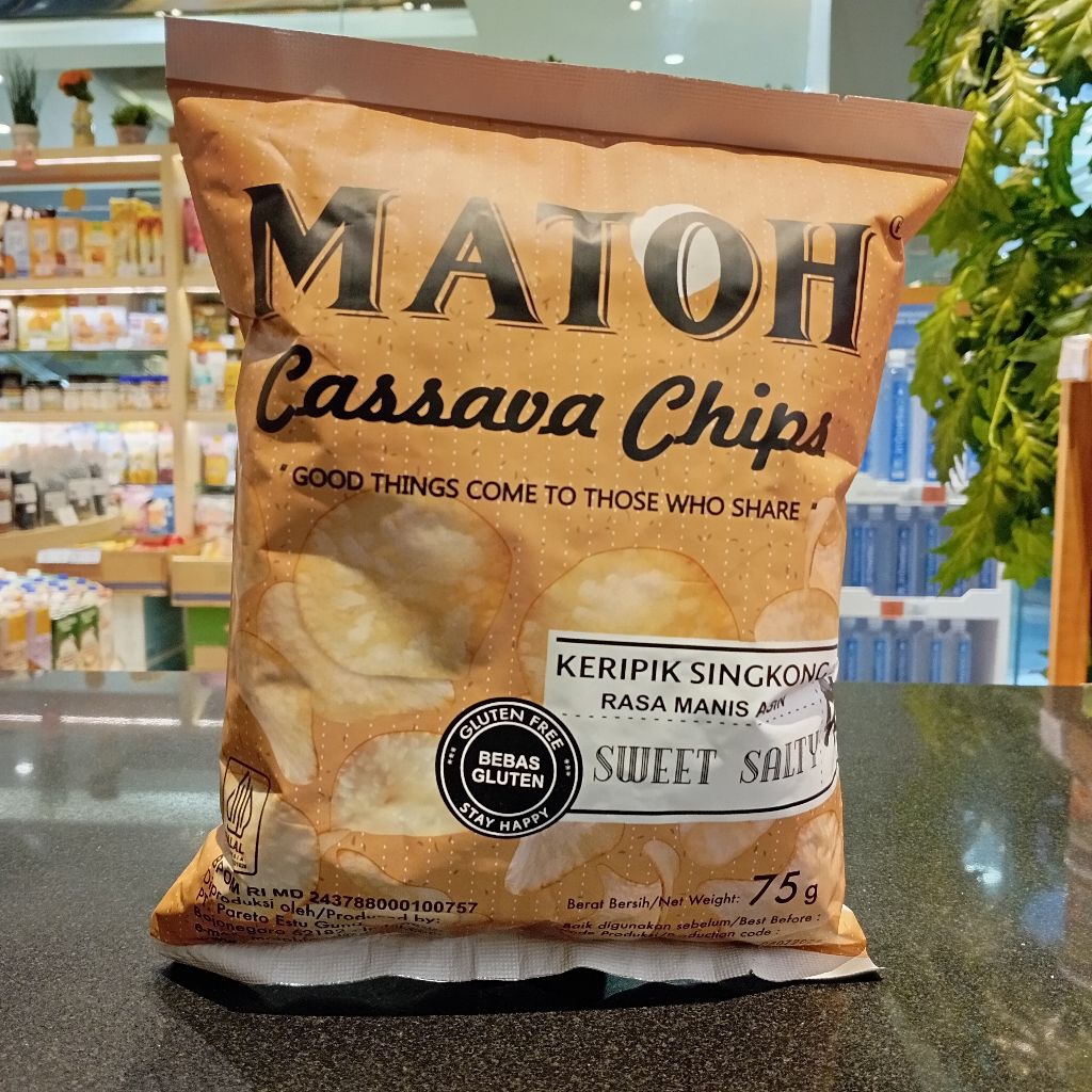 

Matoh, Cassava Chips GF Manis Asin 87gr