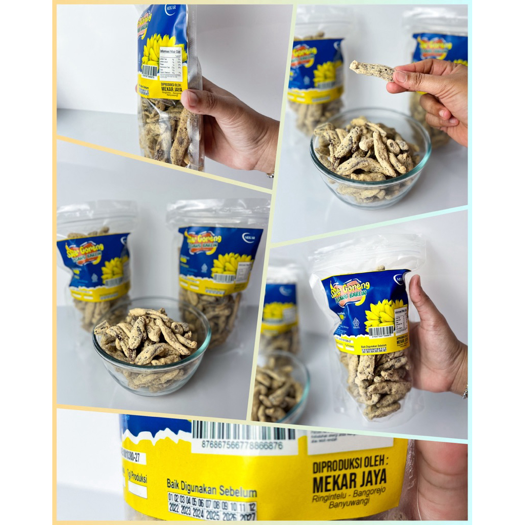 

Sale goreng pisang barlin camilan oleh-oleh crispy enak gurih renyah