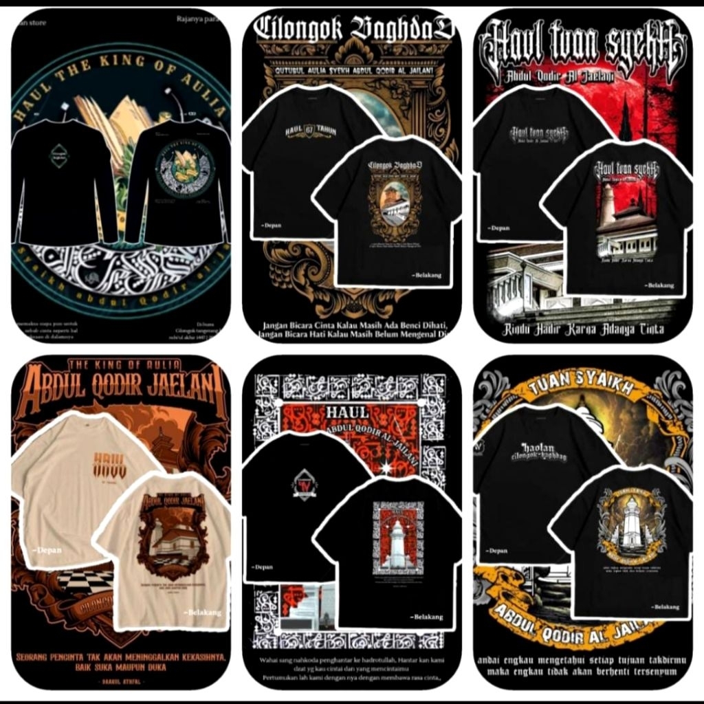 Motif terbaru kaos haul tuan syekh ke - 67 tahun 2025
