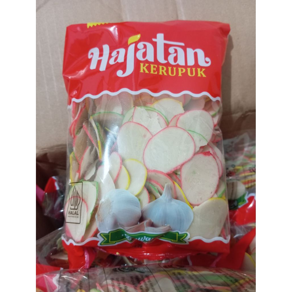 

HAJATAN KERUPUK BAWANG LIS WARNA 250 GRAM - 1 PACK