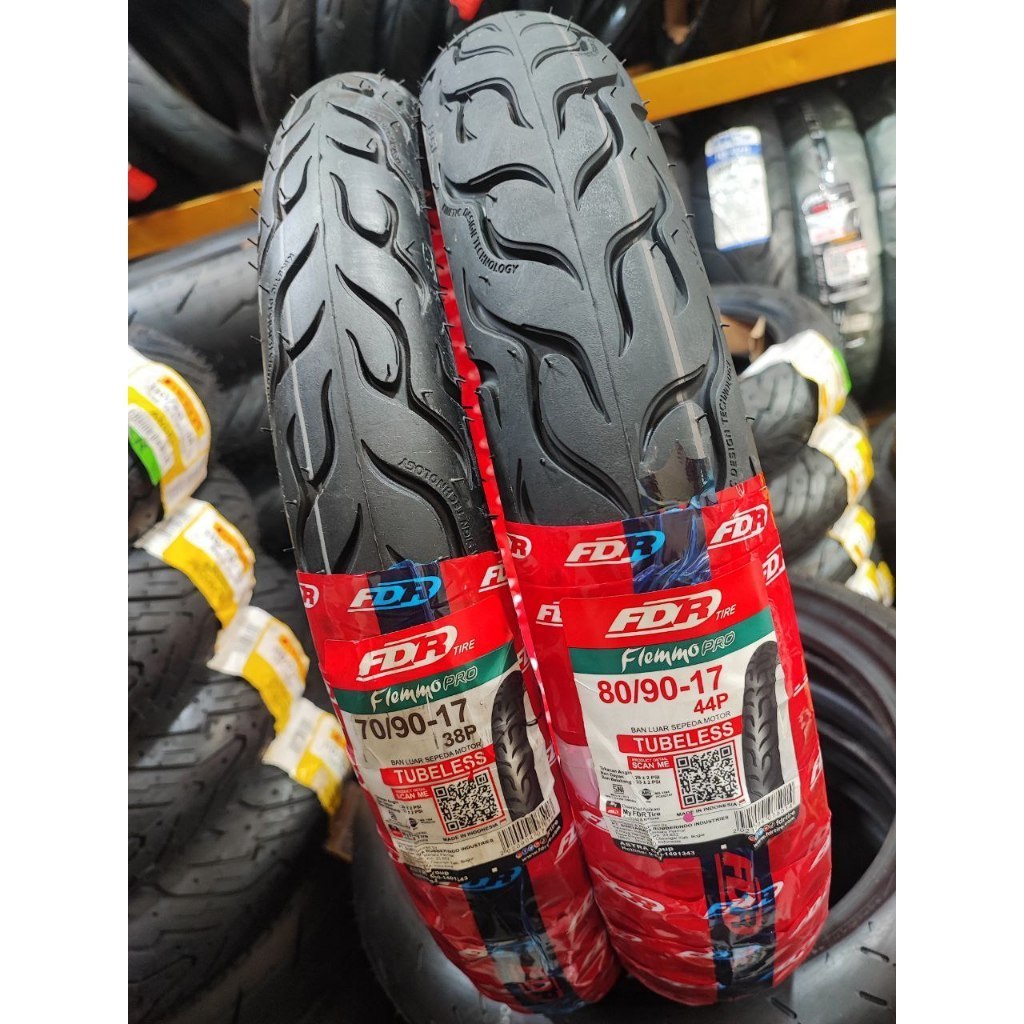 [paket 2 ban] BAN FDR 70/90-17 DAN 80/90-17 FLEMMO PRO Ban Motor REVO, SUPRA, JUPITER,CB 125, REVO X