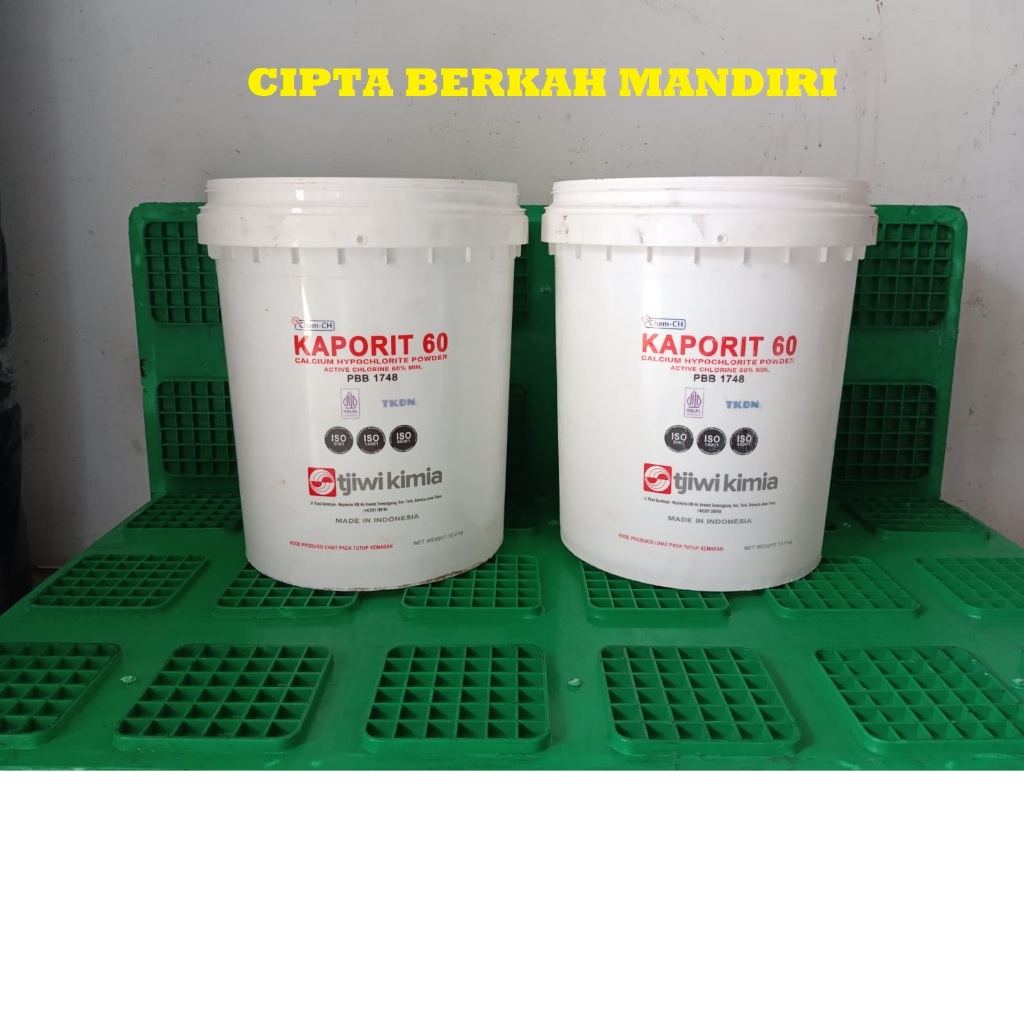 Ember plastik putih/ember 25kg/20KG sablon MERK RANDOM