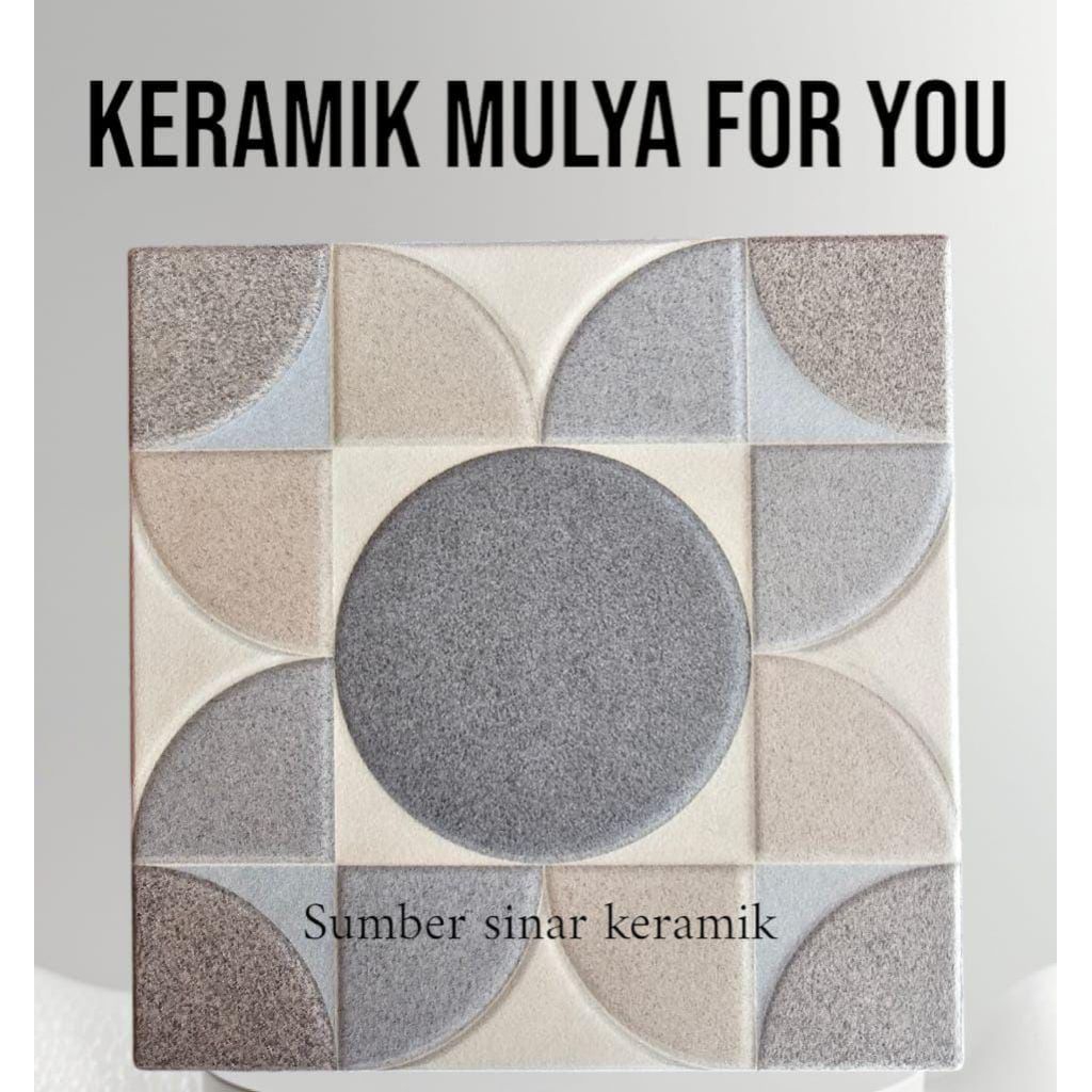 Keramik Lantai Kamar Mandi 25x25  | Mulia | Kw 1