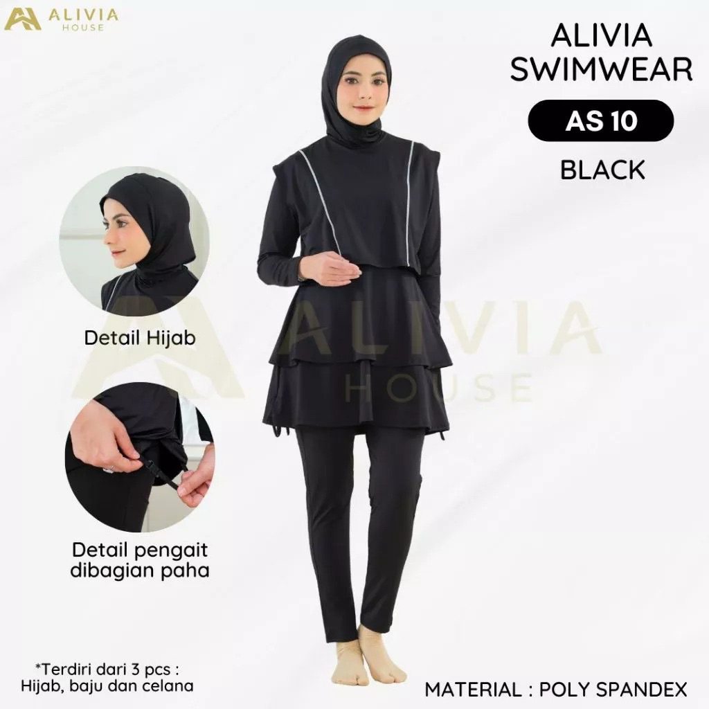 PRELOVED BAJU RENANG MUSLIMAH ALIVIA SWIMWEAR | PRELOVED BAJU RENANG WANITA | PRELOVED BAJU RENANG M