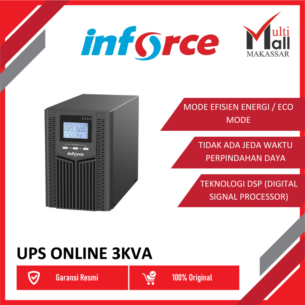POWER INFORCE UPS ONLINE 3KVA / 3 kVA 2700 watt 3000 va