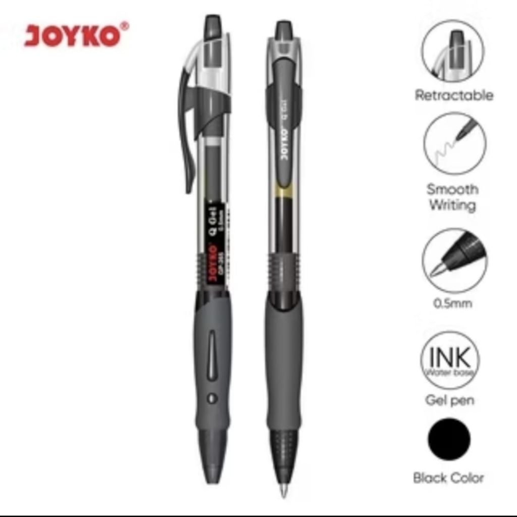 

JOYKO Gel Pen Pulpen Pena GP-265 Q Gel 0.5 mm