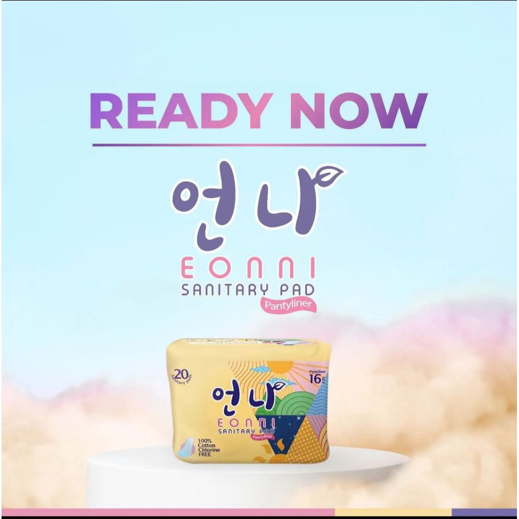 Pembalut bebas klorin Pantyliner Eonni Sanitary pad