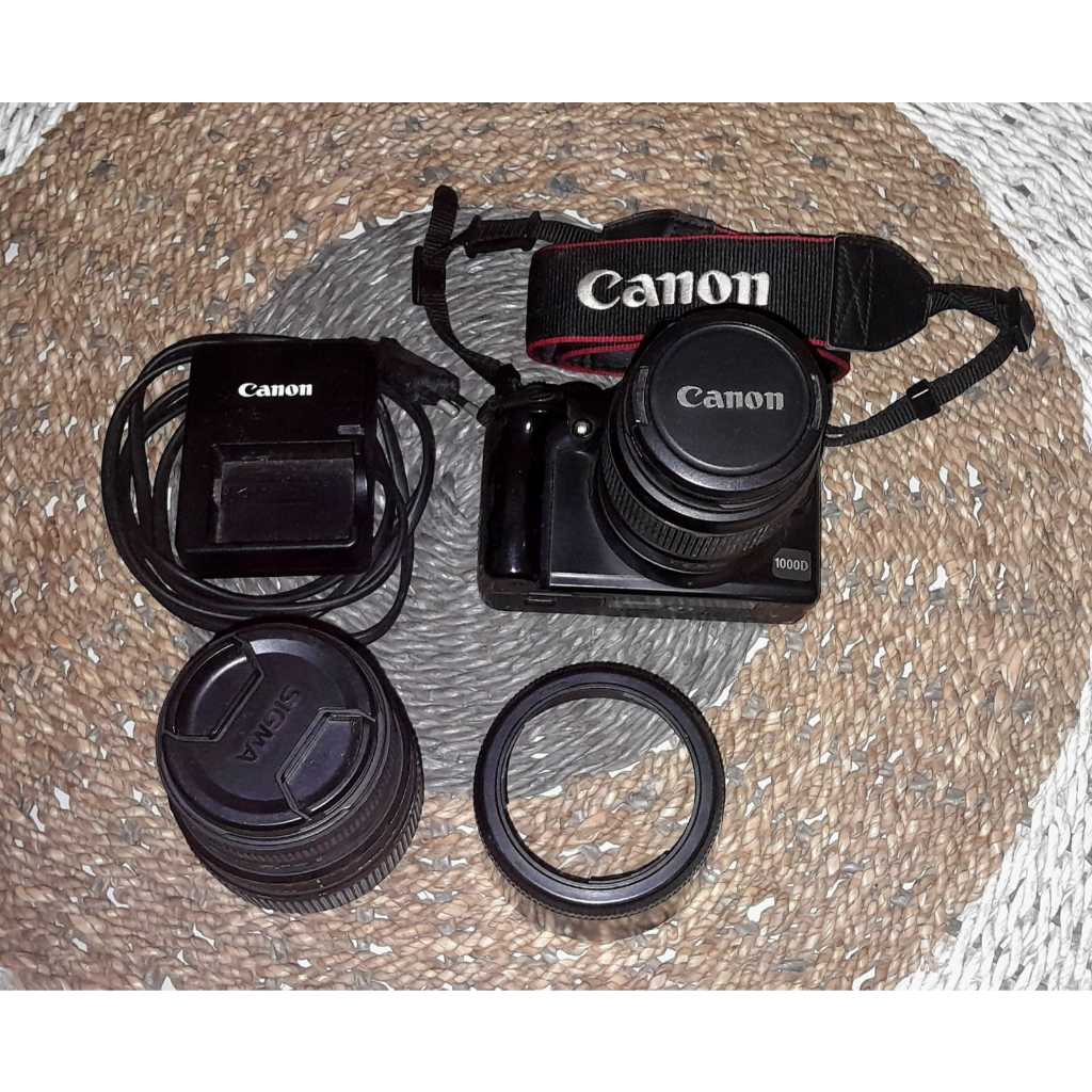 CAMERA CANON D1000 + LENSA SIGMA SECOND