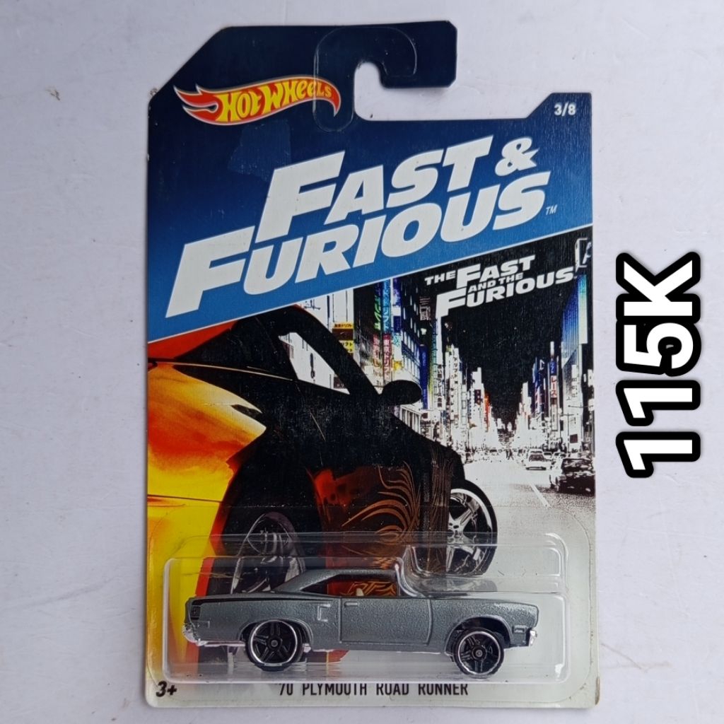 Hot Wheels FF Fast and Furious 70 Plymouth Road Runner
