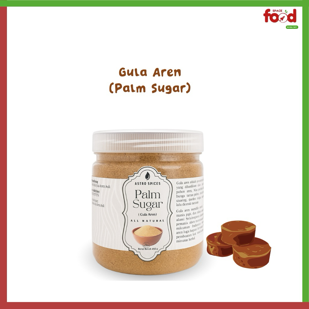 

Palm Sugar/Gula Aren Bubuk/Astrospices Gula Aren Bubuk 450 Gram