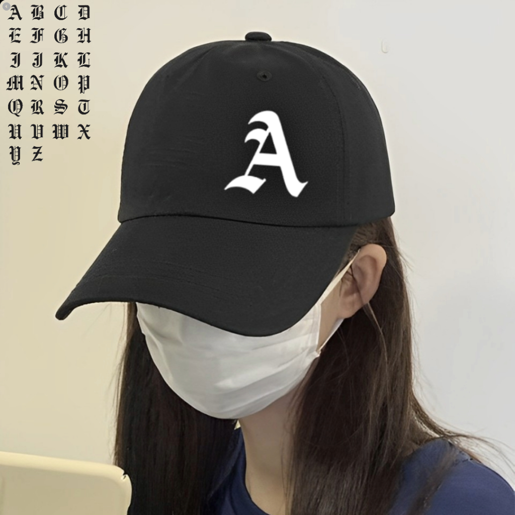 TOPI SAMPING ALPHABET HURUF ABJAD A B C D E F G H I J K L M N O P Q R S T U V W X Y Z