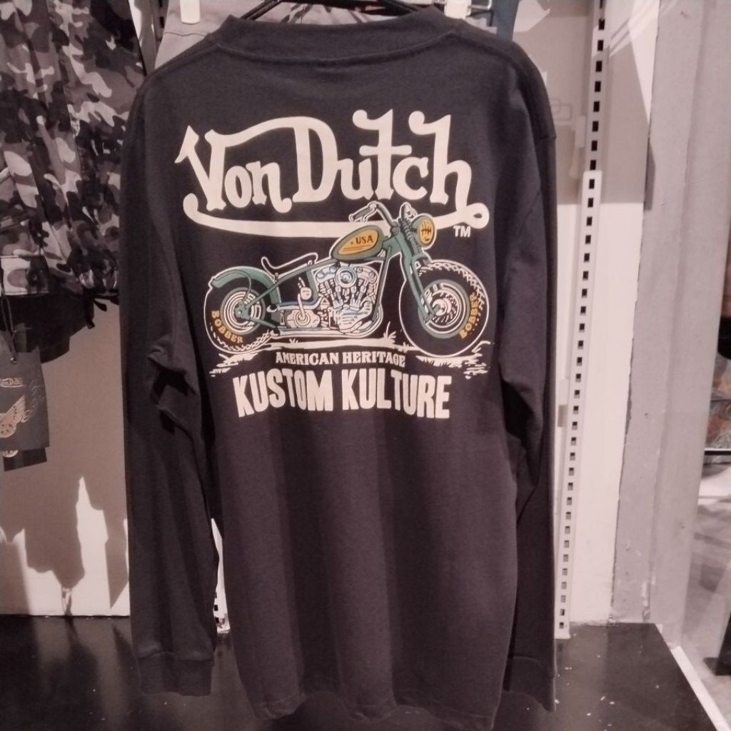 Kaos Von Dutch Original Long Sleeve Black