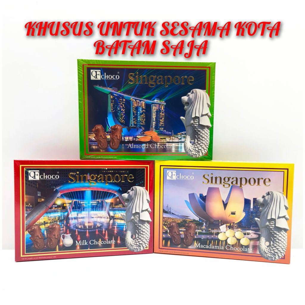 QF Choco Merlion Milk Chocolate 75 gram