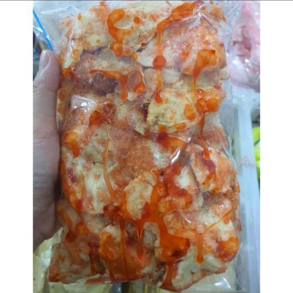 

Emping Balado Home Made Hand Made Belinjo Empuk Pedes Manis Jamin Enak