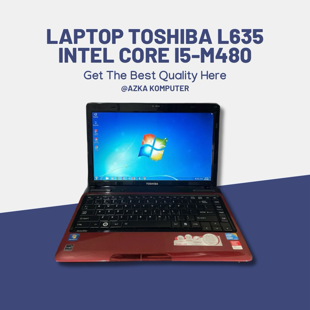 LAPTOP TOSHIBA L635 INTEL CORE I5-M480