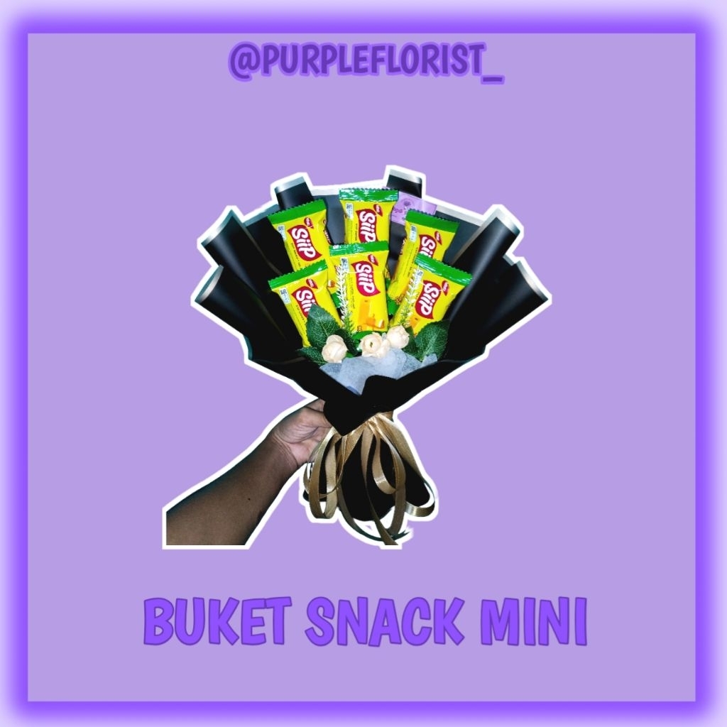 Purple florist - Buket Snack Mini