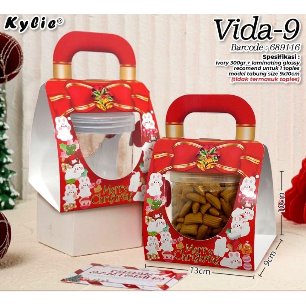 

5 PCS BOX HAMPERS TOPLES TABUNG NATAL/ XMAS / CHRISTMAS