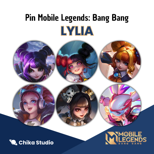 Pin Button Peniti Merchandise Mobile Legends: Bang Bang - Lylia | 25mm 32mm 44mm 58mm