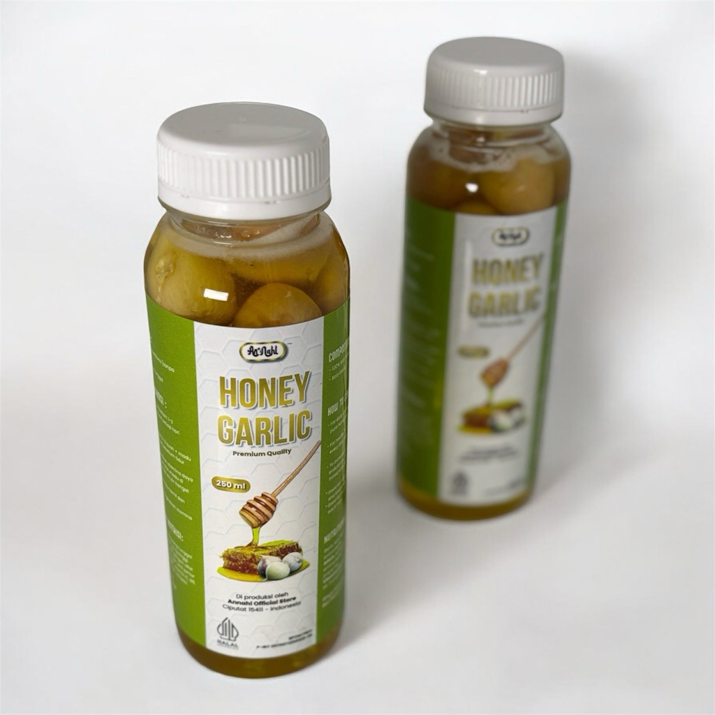 

Madu Bawang Lanang 250ml/325 Gram Garlic Honey Premium annahl