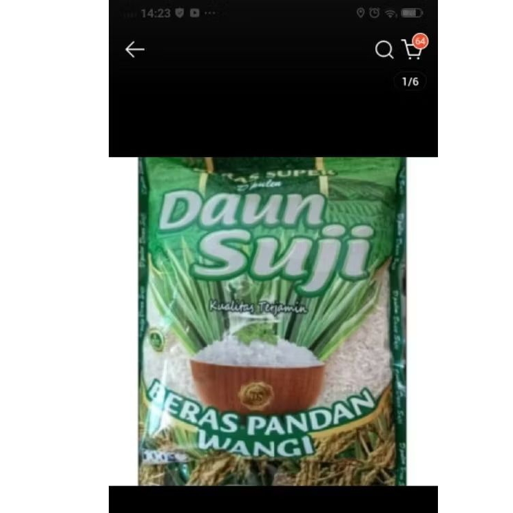 

Beras suji pandan wangi 1liter