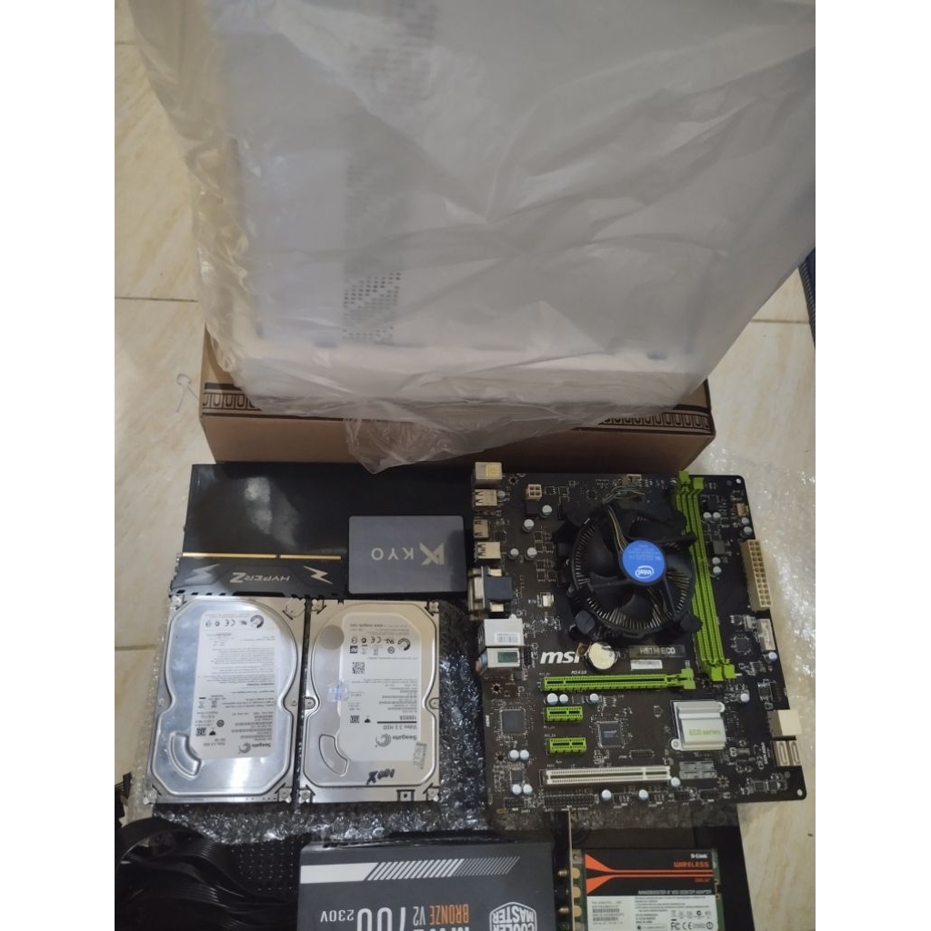 Paket Bundling Motherboard PSU HDD SSD RAM DDR3