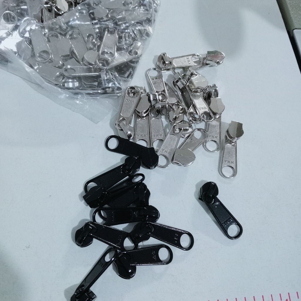 Kepala resleting meteran/kepala resleting ykk (6pcs)