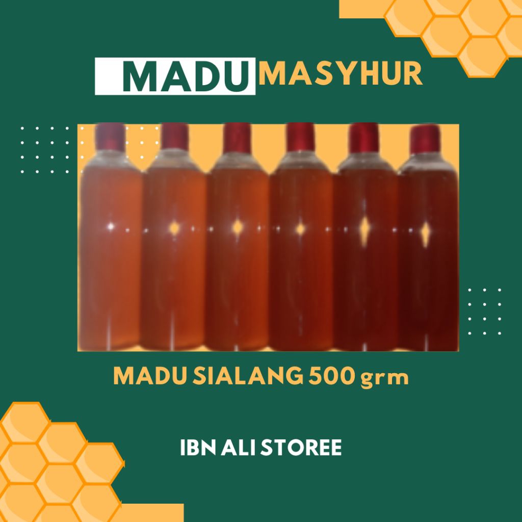 

madu 500 grm (setenga kilo) asli murni 100% madu sialang