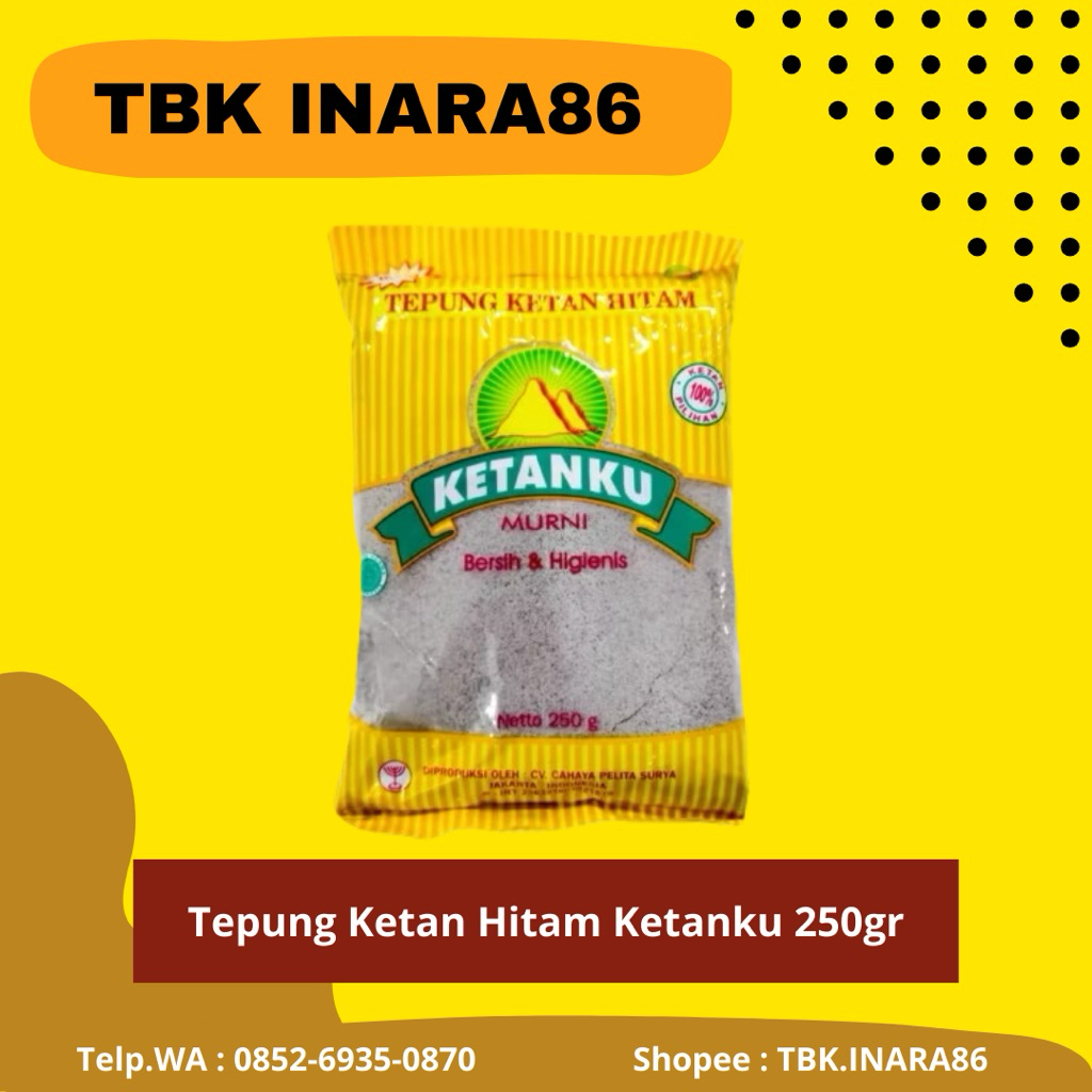 

Ketanku Tepung Ketan Hitam Asli 250gr – Bahan Kue & Camilan Tradisional