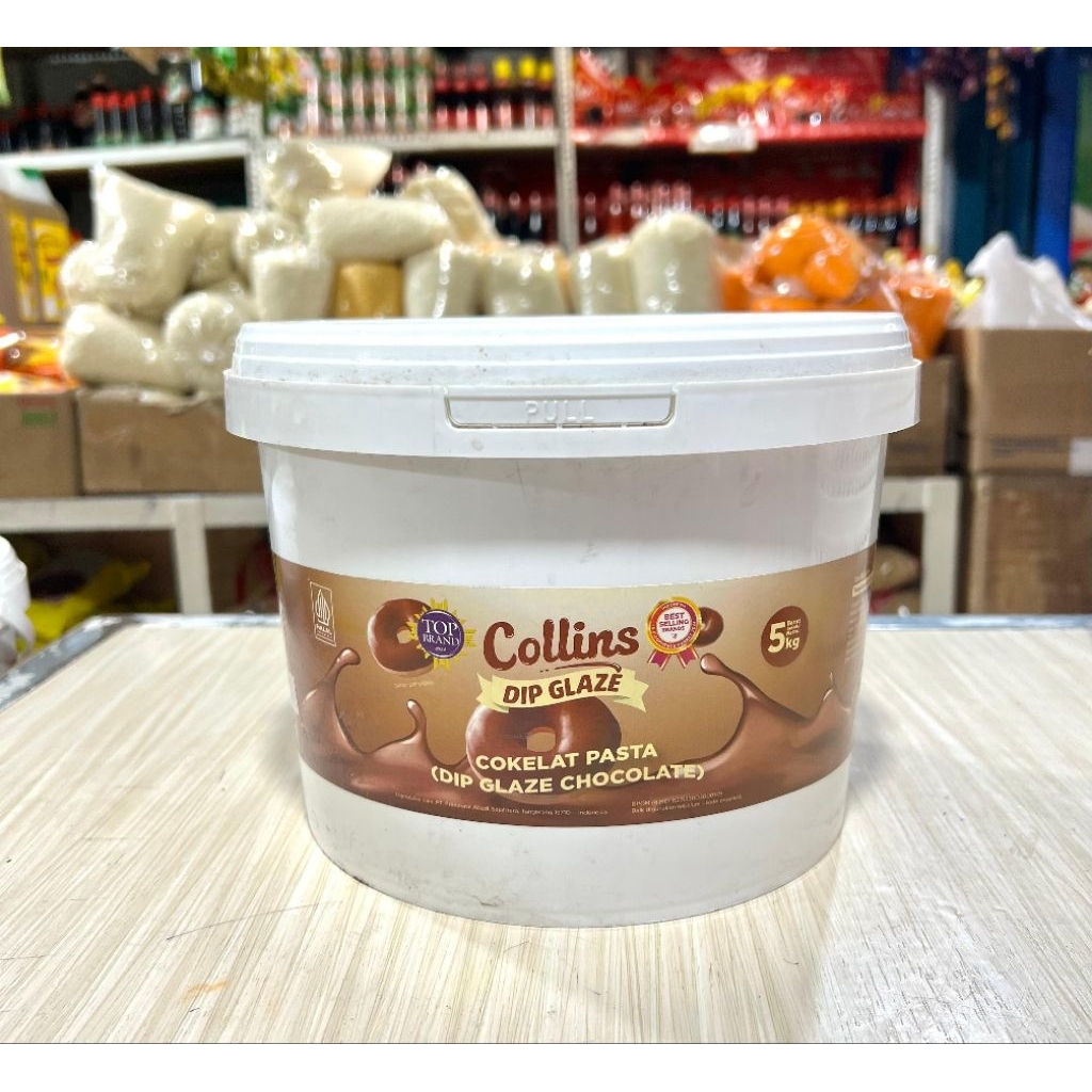 

Collins Dip Glaze Chocolate / Cokelat Pasta 5 Kg