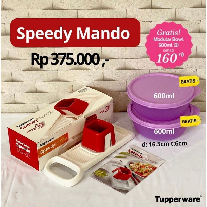 speedy mando tupperware /pemotong bawang merah bawang putih.