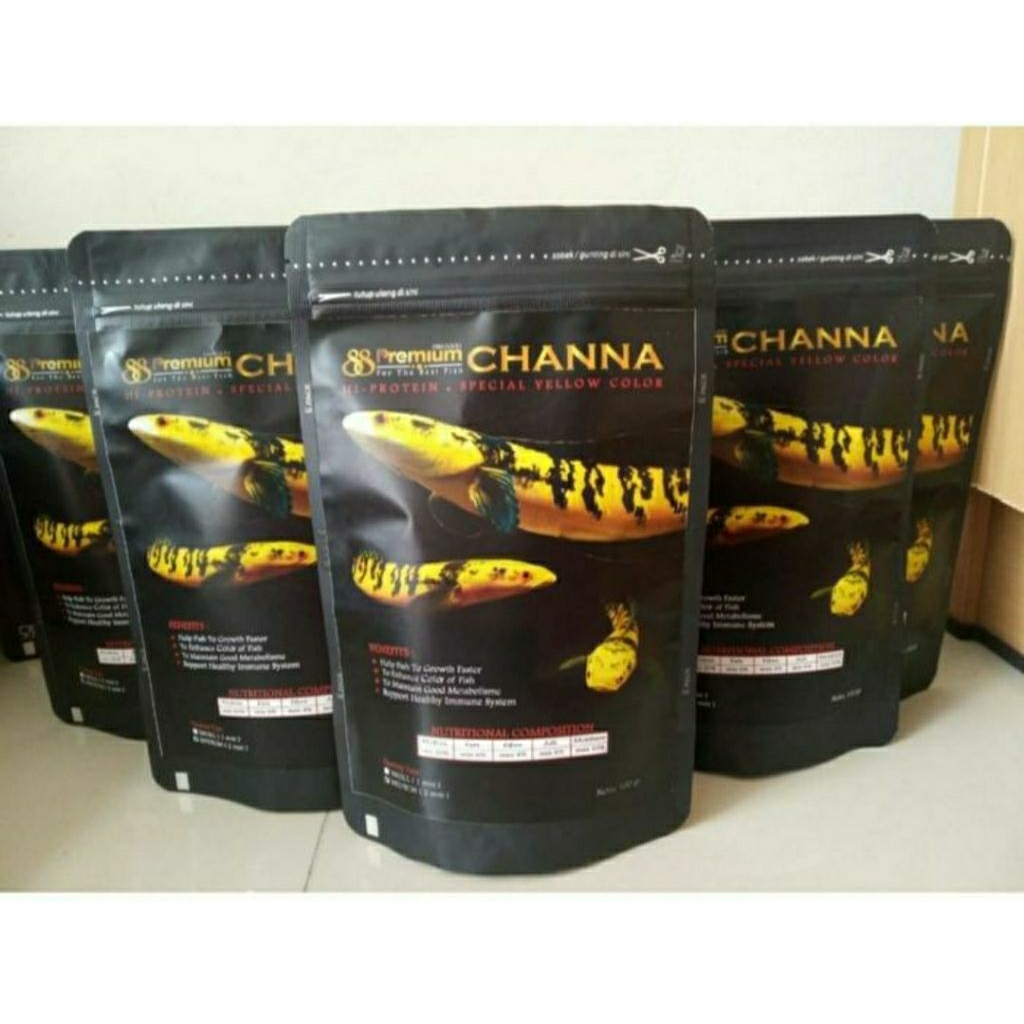 Pelet Ikan 88 Premium Yellow Channa) Fish Food Orginal