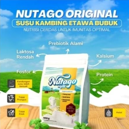 

NUTAGO Susu Kambing Original 1000 gram ( 1 KG )