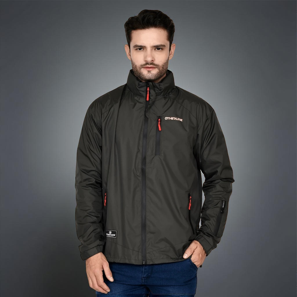 Jaket Pria Waterproof Windproof Otherline Jaket Motor Outdoor Anti Angin Anti Air Parasut Sporty Cas