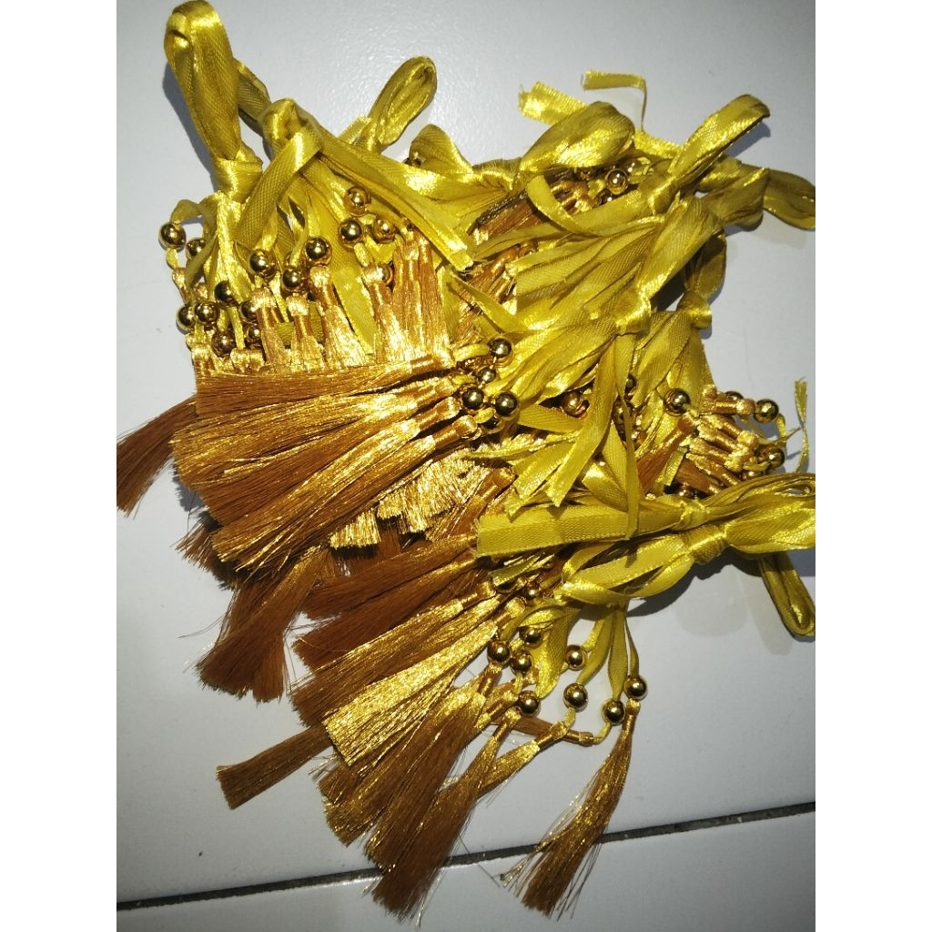 

PitaTasselPembatasBukuYasin30cmGold/Silver