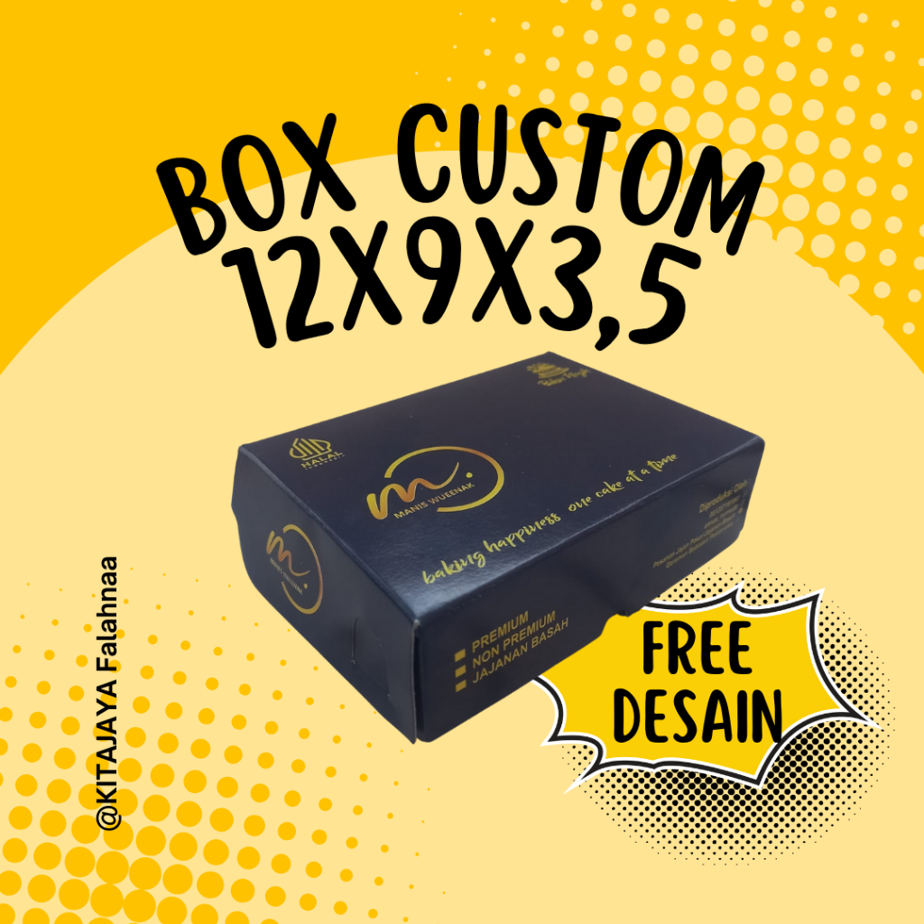 

(FREE DESAIN) CUSTOM BOX 12x9x3,5