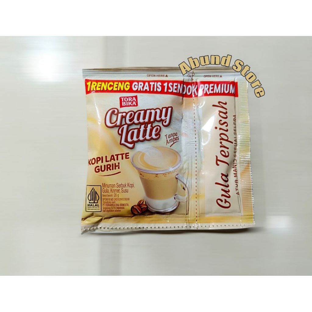 

Torabika Creamy Latte 1 Sachet Kopi Krimer 20 gr