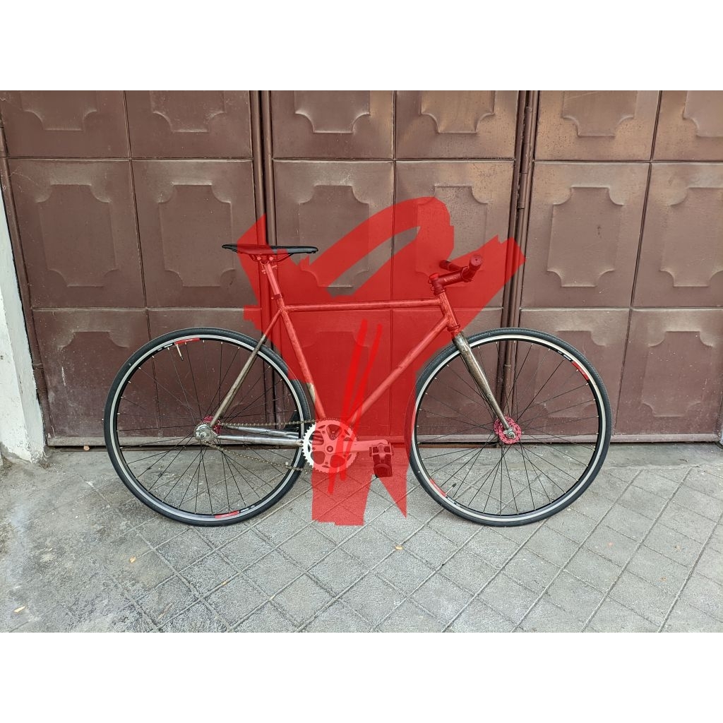 wheelset fixie 700c doltrap araya vuelta 16t