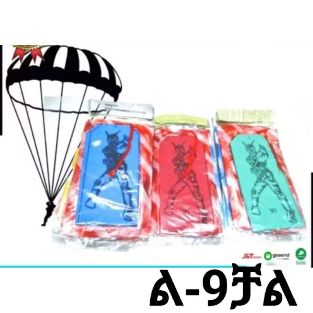 ISI 20 PCS MAINAN PARASUT BESAR