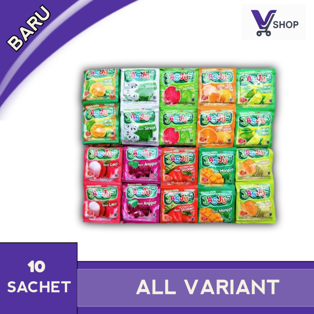 

(Vshop) Jasjus terlengkap 1 renceng - 10 sachet