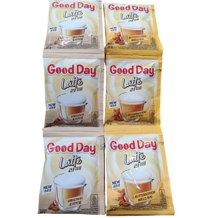 

good day latte 1 karton isi 120 sachet