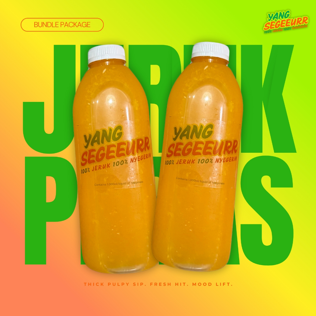 

BUNDLE Jus Jeruk Lokal Madu & Sunkist Peras 1 Liter – 100% Segar, Tanpa Gula, Manis, Tanpa Pengawet