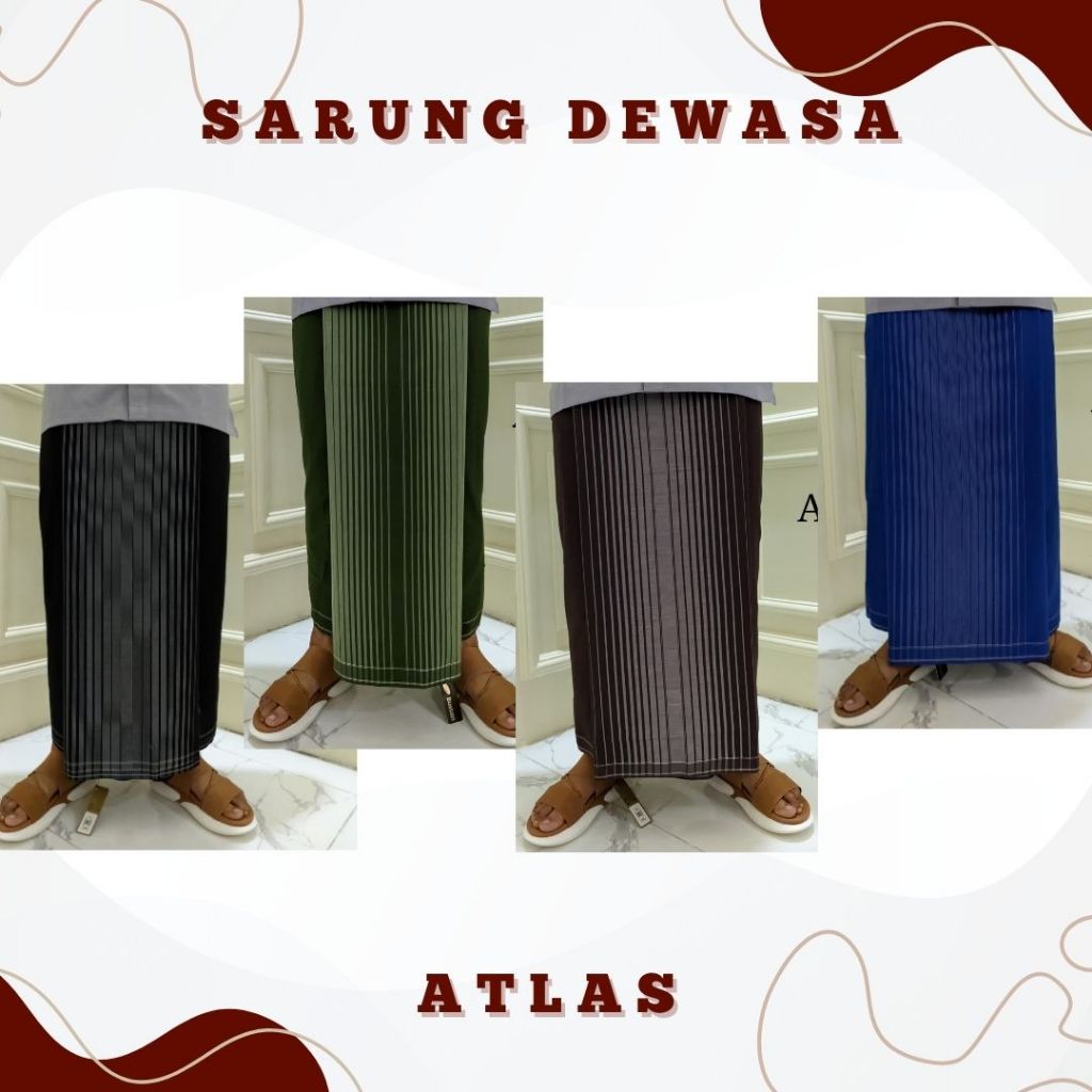 SARUNG ATLAS PREMIUM | SARUNG DEWASA ATLAS | SARUNG DEWASA